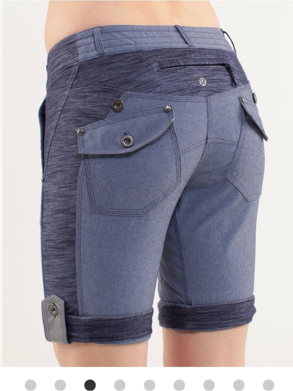 Lululemon ride on shorts size 4 deep indigo